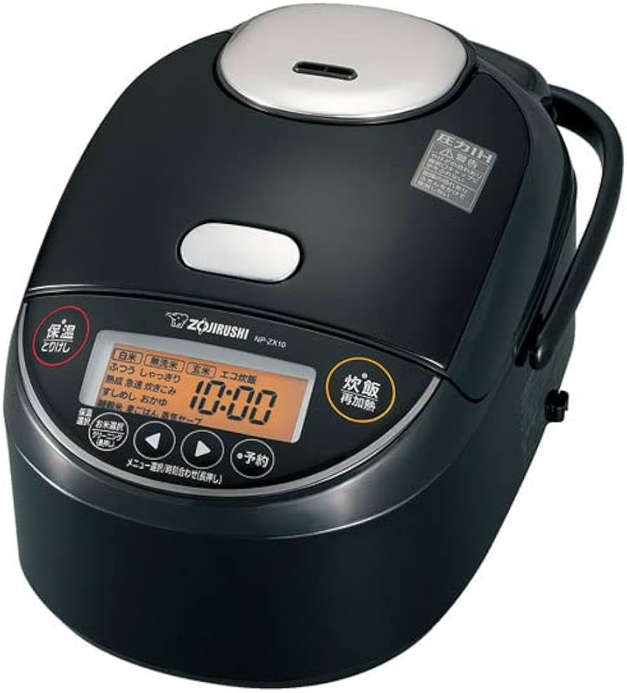 Amazon.co.jp : 象印マホービン 炊飯器 5.5合 ブラック NP-ZX10-BA