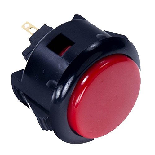 Amazon | 三和電子 ハメ込み式押しボタン30φ 黒枠赤 OBSF-30-K-R