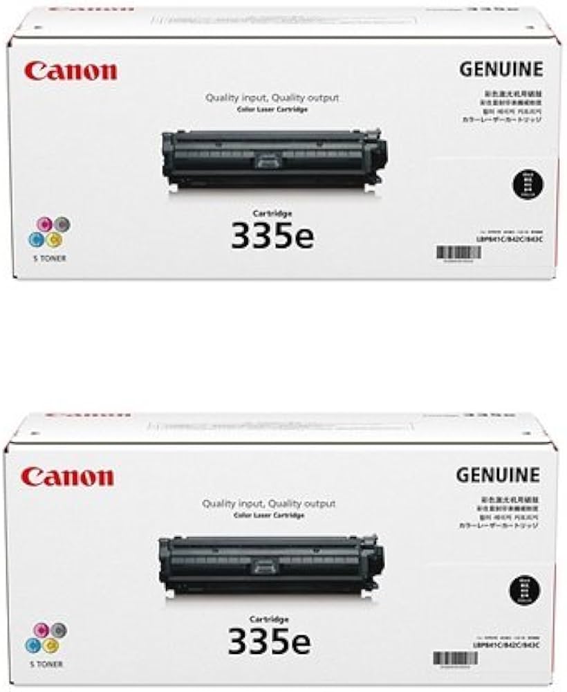 Amazon | CANON トナーカートリッジ335e ブラック 2本セット 純正品