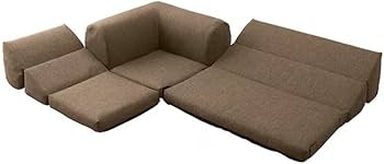 Amazon.co.jp: ニトリ(NITORI) ポケット付きロータイプコーナーソファ3