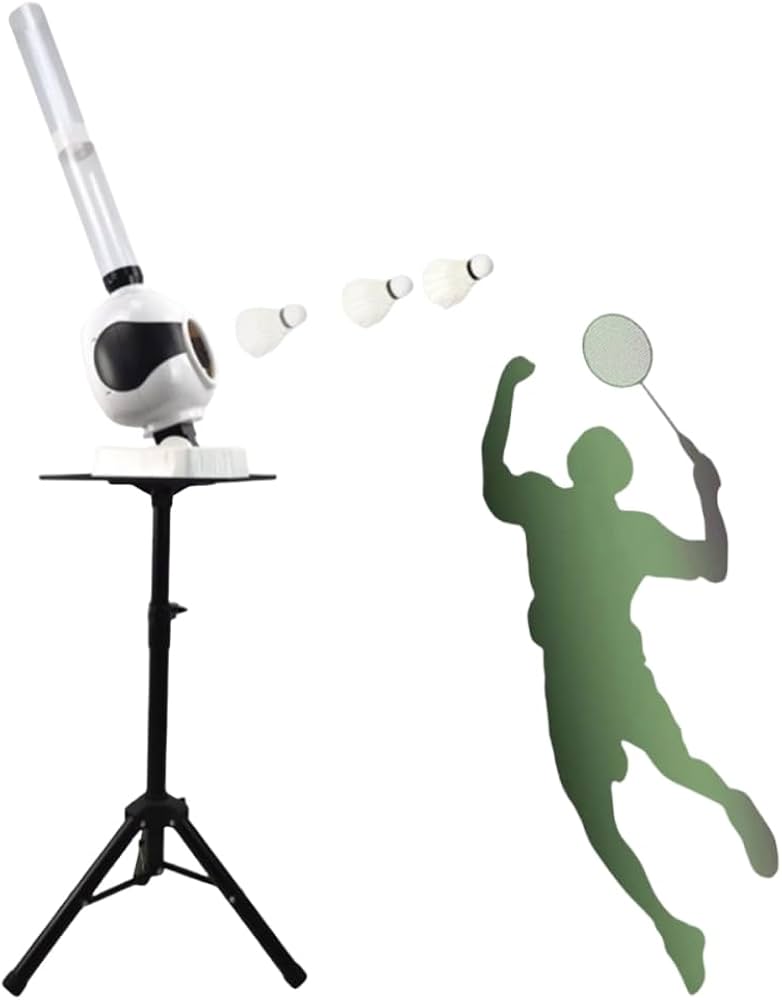 Amazon | バドミントン 自動シャトルマシン 練習用 発球機 首振り機能