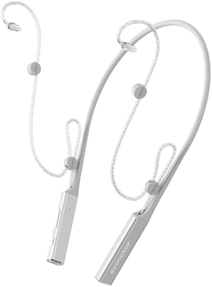 Amazon | 水月雨 (MOONDROP) ワイヤレスケーブル Little White ネック