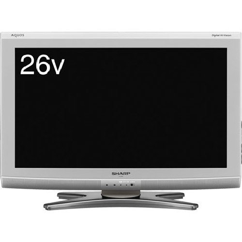 Amazon | シャープ 26V型 ハイビジョン 液晶テレビ シルバー AQUOS LC
