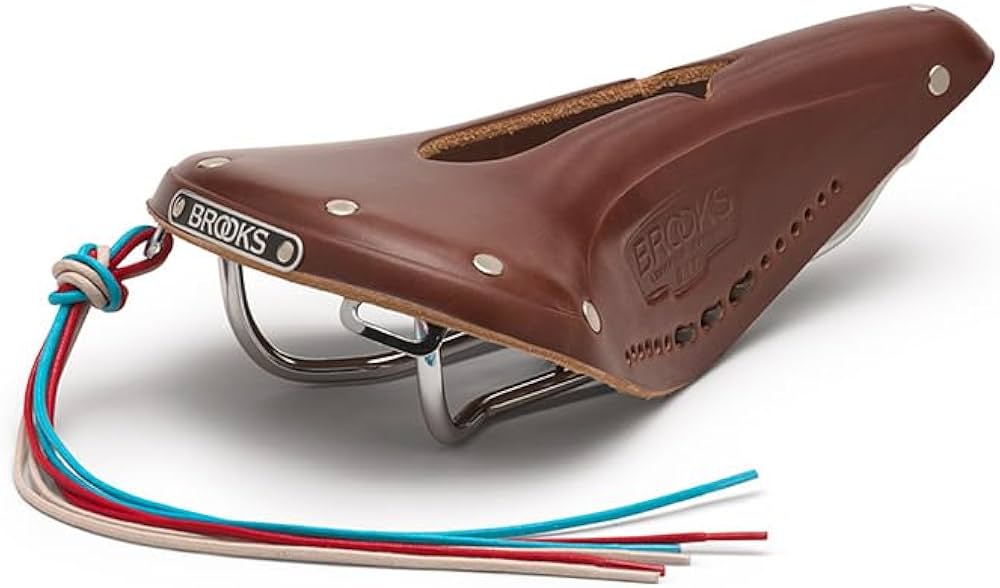 Amazon | BROOKS(ブルックス) レザーサドル 穴空け加工を施した伝統の