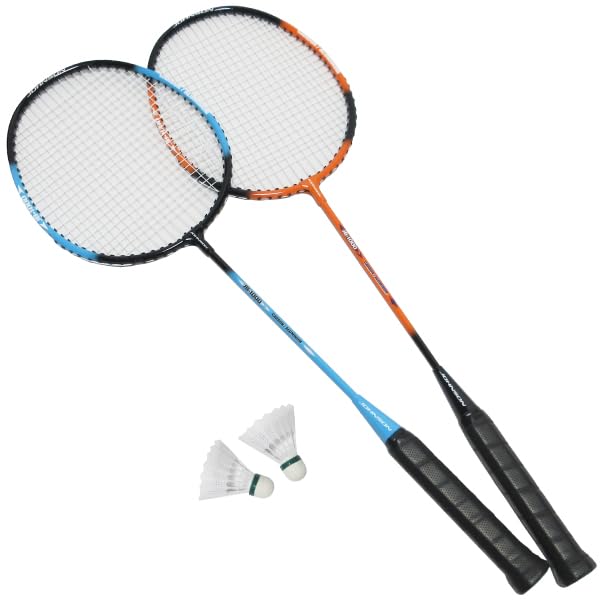 Amazon | バドミントン ラケット 2本入り バドミントンセット 初心者向