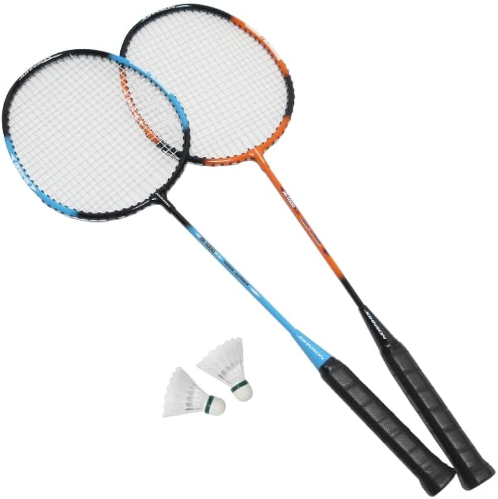 Amazon | バドミントン ラケット 2本入り バドミントンセット 初心者向