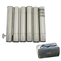Amazon | TOMOUNT 直径6cmの煙突6本 薪ストーブ FP mini 専用煙突
