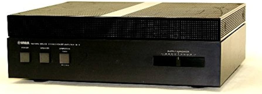 Amazon.co.jp: Yamaha B-4 Black Stereo Power Amplifier : Electronics