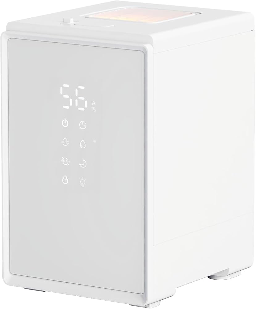 Amazon.co.jp: [山善] 加湿器 加熱式 スチーム式 上部給水 キューブ型