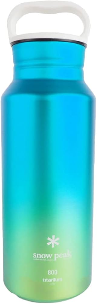 Amazon.com: Snow Peak Recycled Titanium Aurora Bottle, Durable