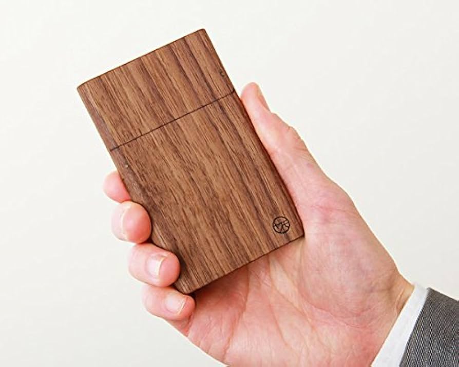 Amazon.co.jp: ヤクモ家具製作所 名刺ケース (6.8×10.6×11cm) ブラウン