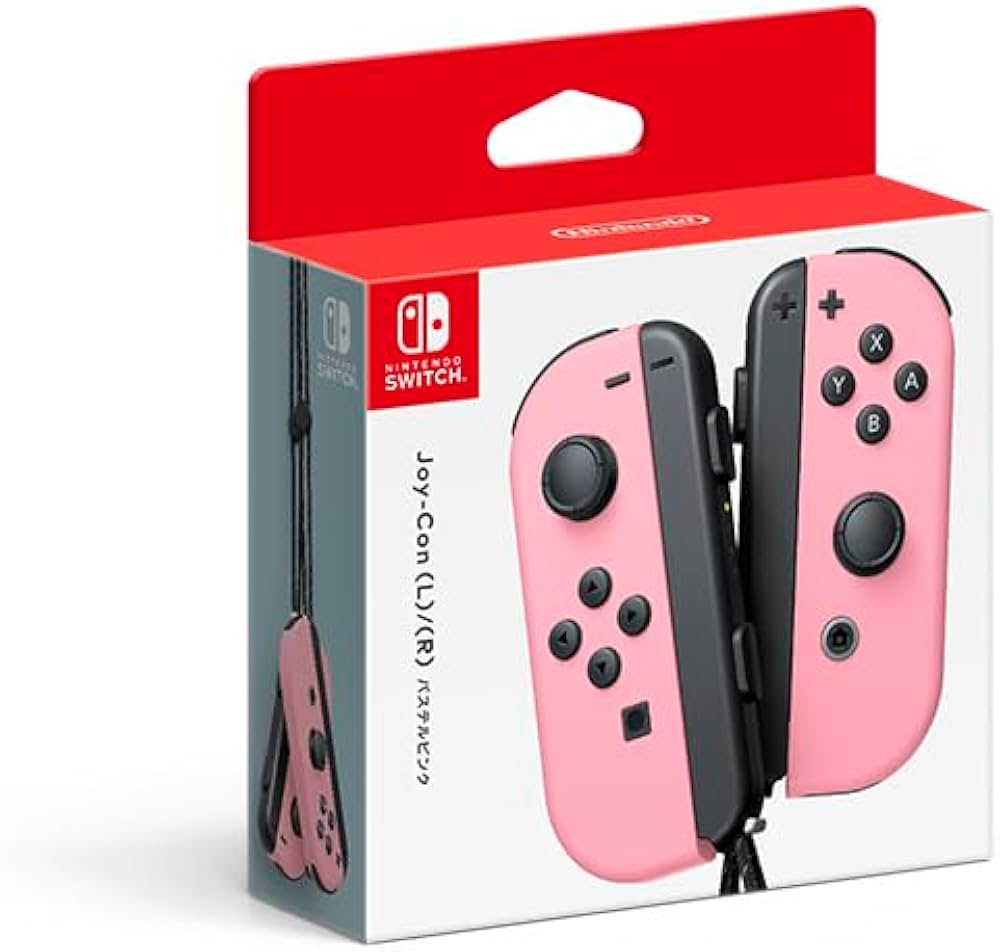 Amazon.com: Nintendo Switch Joy-Con (L)/(R) (Pastel Pink) - (NSW