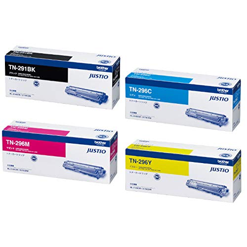 Amazon.co.jp: ブラザー トナーカートリッジTN-291BK/TN-296CMY 4色