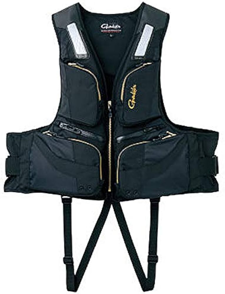 Amazon | がまかつ(Gamakatsu) フローティングベスト GM-2187 ブラック