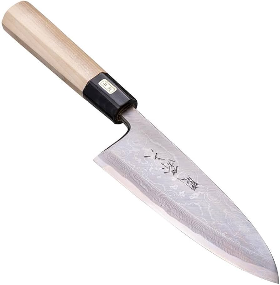 Amazon | 貝印 KAI 関孫六 出刃包丁 165mm (青紙鋼ダマスカス) 青紙2号