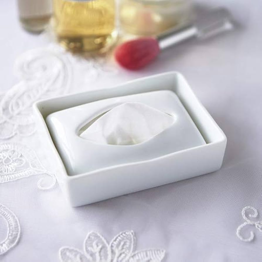 Amazon｜ポケットティッシュ ボックス (陶磁器製 ティッシュケース BOX