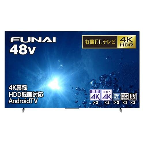 Amazon | FUNAI FE-48US740 48V型 4K 有機ELテレビ | テレビ 通販