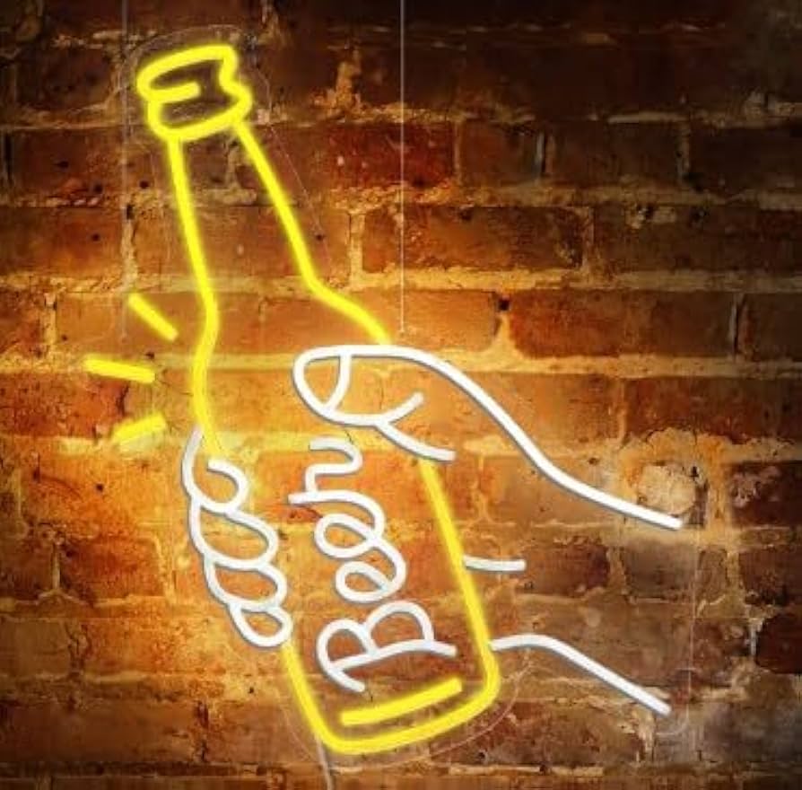 Amazon.co.jp: Kawlity ネオンライト サイン広告ネオン看板 LED ビール