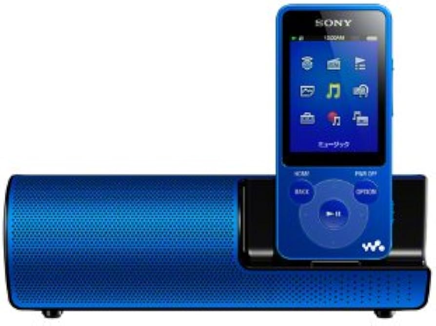 Amazon | SONY ウォークマン Eシリーズ スピーカー付 4GB ブルー NW