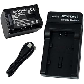 Amazon.co.jp: ビデオカメラ用バッテリー＆充電器セット - バッテリー
