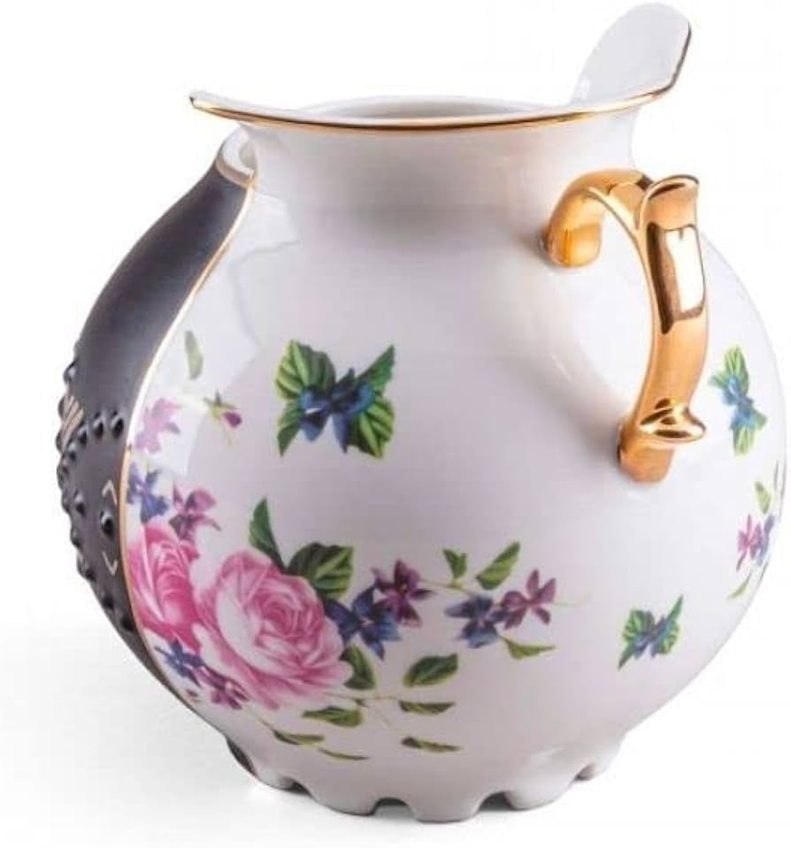 Amazon.co.jp: SELETTI 花瓶 Hybrid フラワーベース LFE 花器 陶器