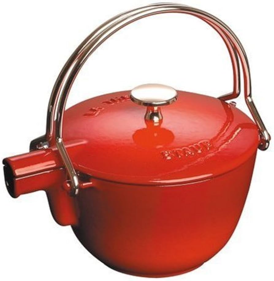 Amazon | フランス ストウブ ヤカン（ケトル） 0.95L 赤（レッド