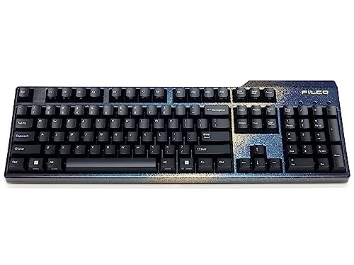 白銀×青銀河の漆塗りキーボード「FILCO Majestouch Convertible2 HAKUA