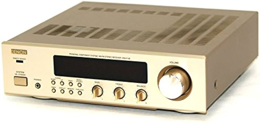Amazon | DENON デノン(デンオン) DRA-F100-N ゴールド FM/AM