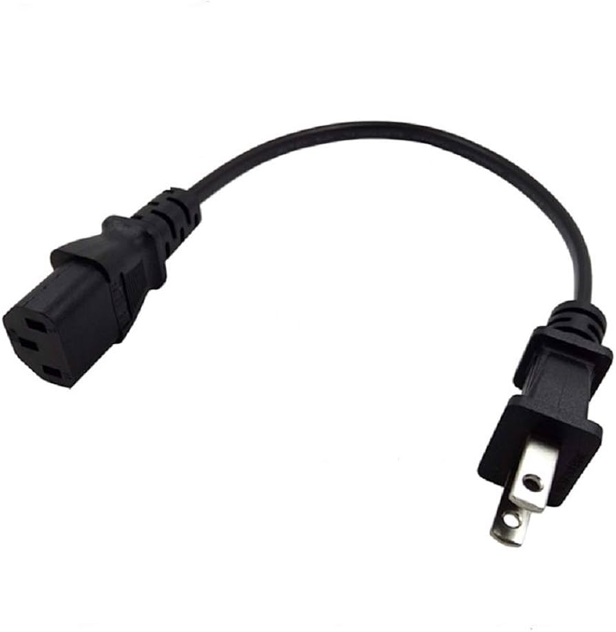 Amazon | Greatgear NEMA 1-15P to IEC C13 ショートケーブルコード