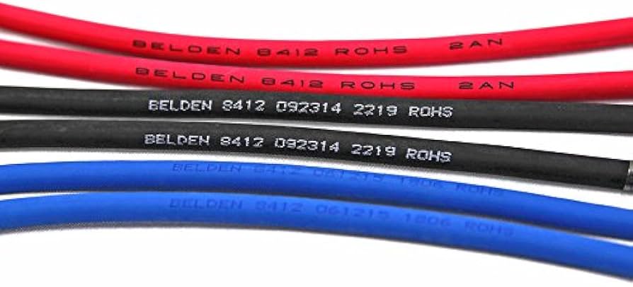 Amazon | プロケーブル 【米国製】BELDEN ベルデン 8412(赤) RCA-RCA