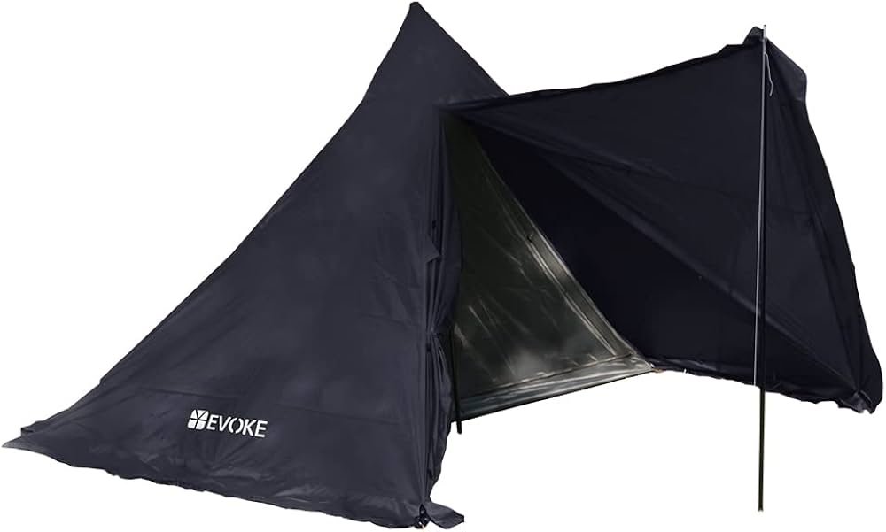 Amazon.co.jp: EVOKE テント ワンポール ワンポールテント ソロ 【Laze