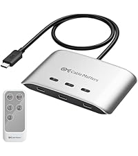 Amazon.co.jp: Cable Matters 20Gbps USB C 切替器 2台PC用、[Windows