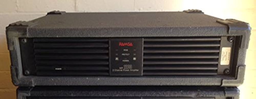Amazon.co.jp: RAMSA ラムサ WP-1200B パワーアンプ 200W×200W : 楽器