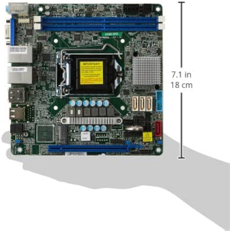 Amazon.co.jp: AsRockラックMini-ITXサーバーマザーボードLGA 1151