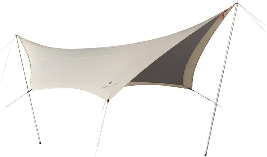 Amazon.com: Snow Peak Takibi Tarp Hexa Set Waterproof Campfire
