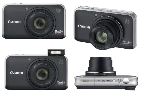 Amazon | Canon デジタルカメラ PowerShot SX210 IS ブラック