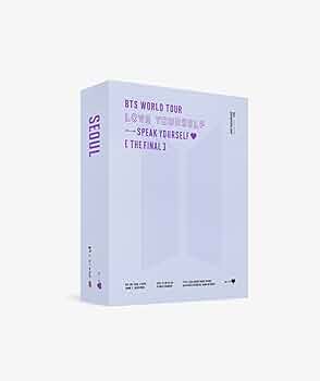 Amazon.com: BTS World Tour Love Yourself : Speak Yourself The