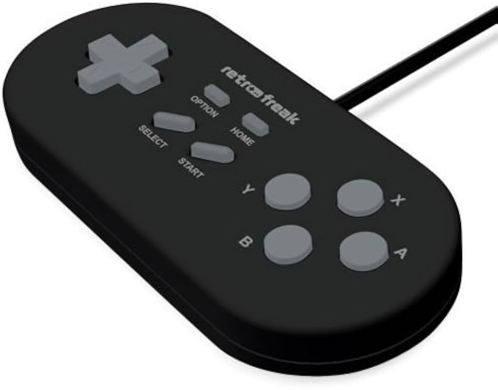 Amazon | レトロフリーク専用コントローラー〈ブラック〉 | ファミリー