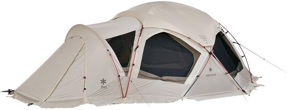 Amazon | スノーピーク(snow peak) ドックドーム Pro.6 アイボリー [6