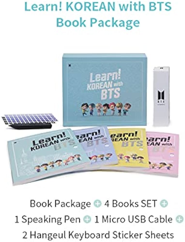 Amazon.com: Learn Korean With BTS Book Package (English and Korean