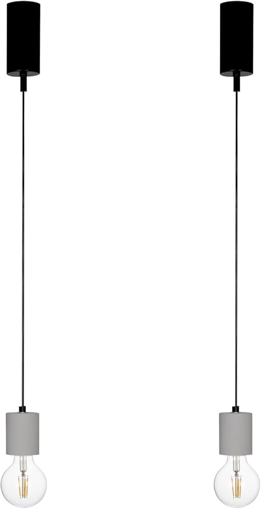 Amazon.co.jp : 智光電気 セメント 北欧 おしゃれ ペンダントライト 裸