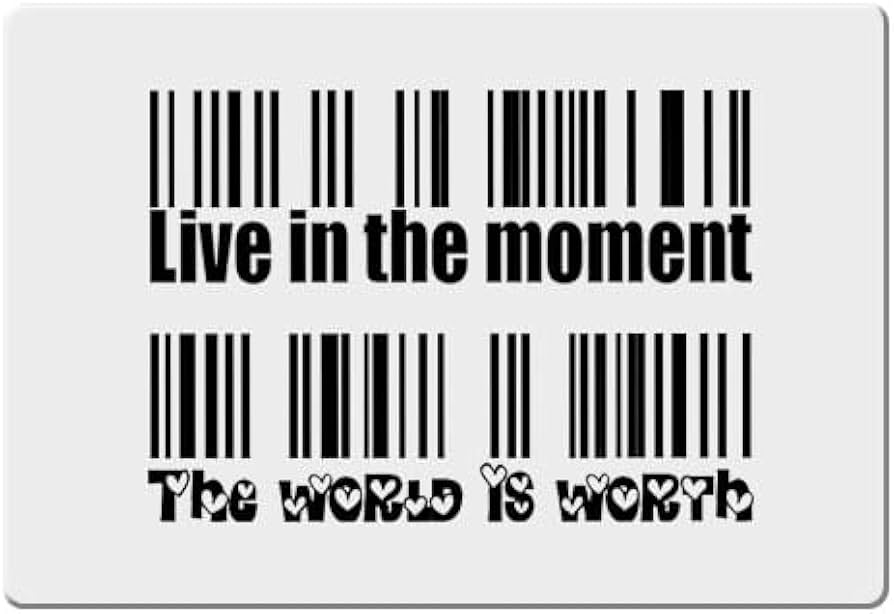 Amazon.co.jp: 2 PCS バーコードタトゥーステッカーカップルハーブ