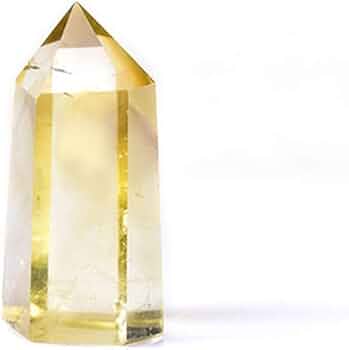 Amazon.co.jp: シトリン ポイント 黄水晶 六角柱 天然石