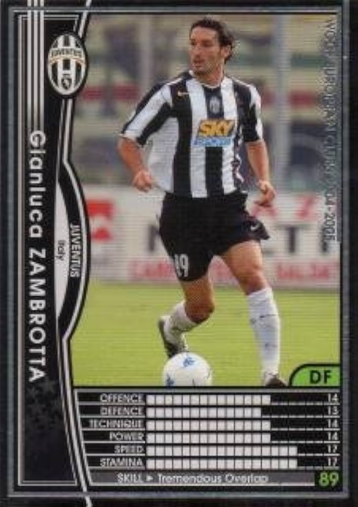 Amazon.co.jp: WCCF/04-05/ユベントス/黒/134/ジャンルカ