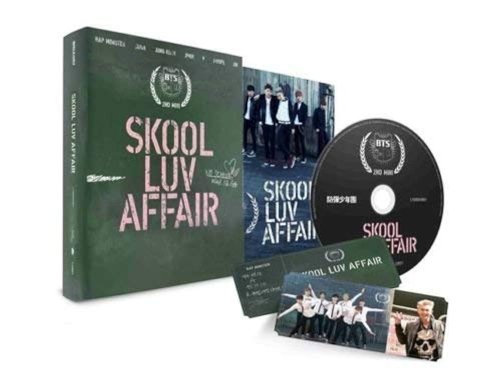 BTS - BTS 2nd Mini Album [SKOOL LUV AFFAIR] CD,115p Booklet