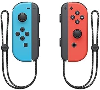 Nintendo Switch (OLED Model) with Neon Red & Neon Blue Joy-Con