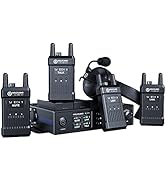 Amazon | Hollyland Mars T1000 ワイヤレスインターカムシステム 4人用