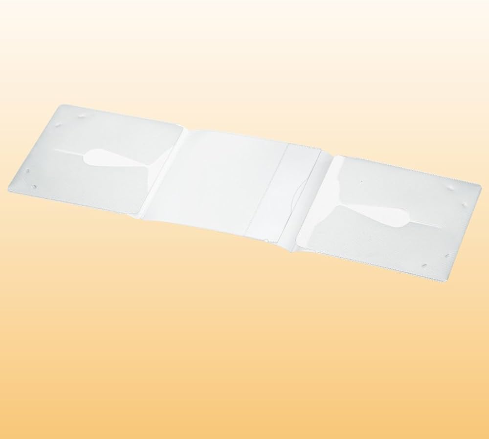 Amazon.co.jp：コクヨ CD/DVDケース メディアパス 2枚収容 10枚 白 EDC