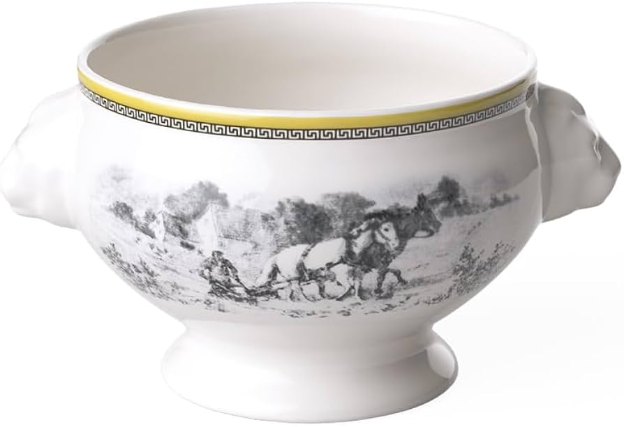 Amazon.com | Villeroy & Boch Audun Ferme Lion Bowl, 20 oz, Premium