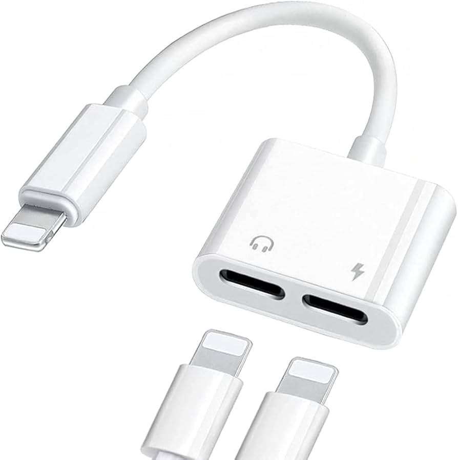 Amazon.co.jp: iPhoneイヤホン 充電 2in1 変換 アダプタ 【MFi正規認証